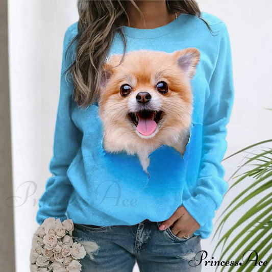 Dog Design 3D T-Shirt Blouses