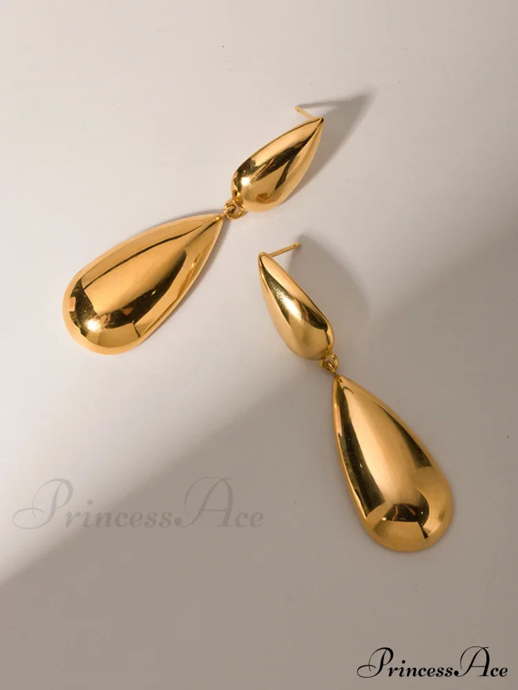 Double Charming Teardrop Earrings