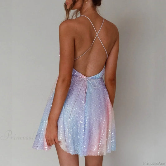 Dresses For Women Summer 2024 Sequin Glitter Party Club Dress Christmas Dresses-L