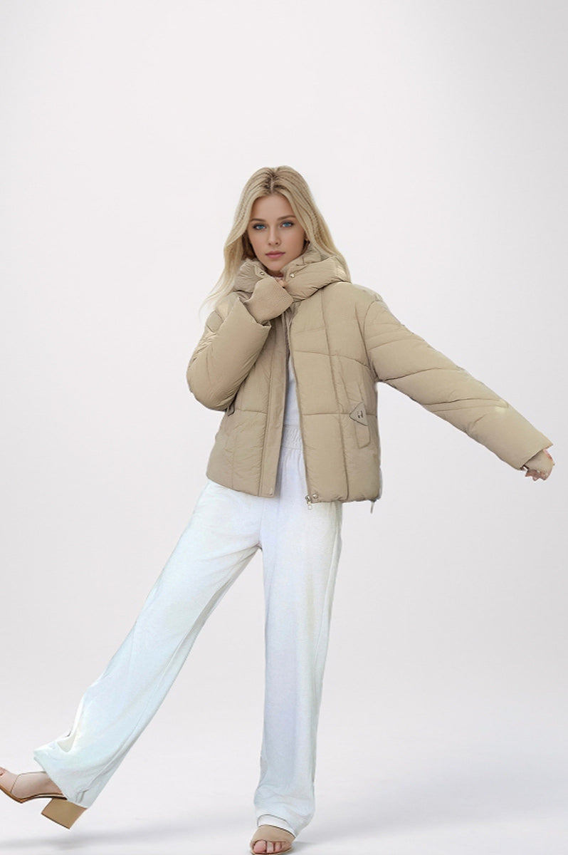 Short Puffer Down Coat coats