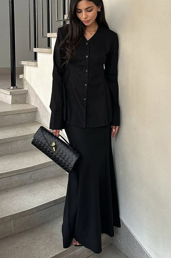 Slim Fit V Neck Blazer