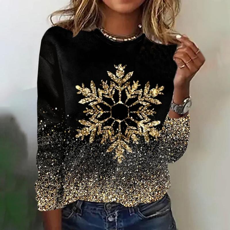 Retro Snowflake Ombre Tee