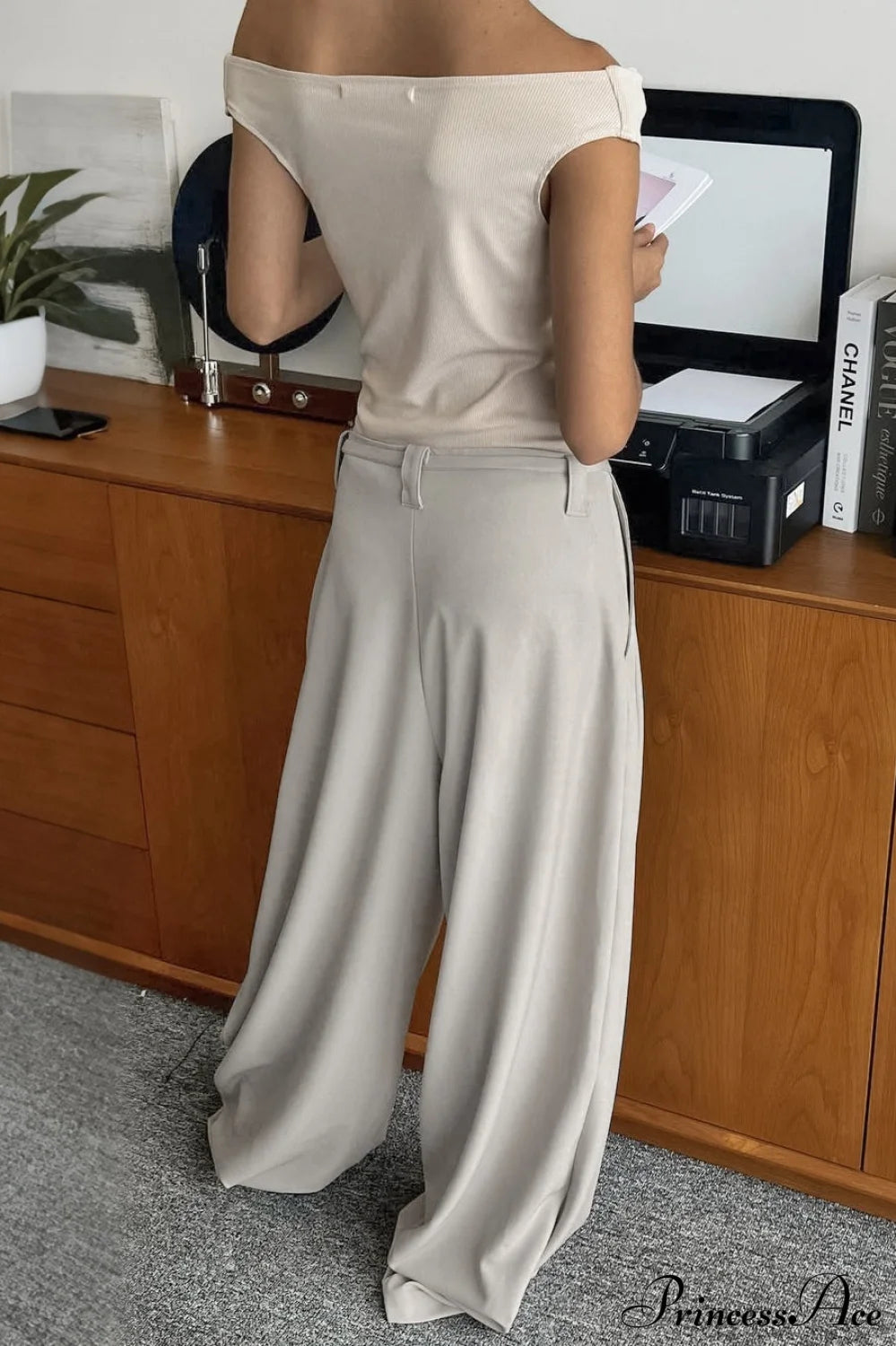 Effortless Chic Drawstring Wide-Leg Pants