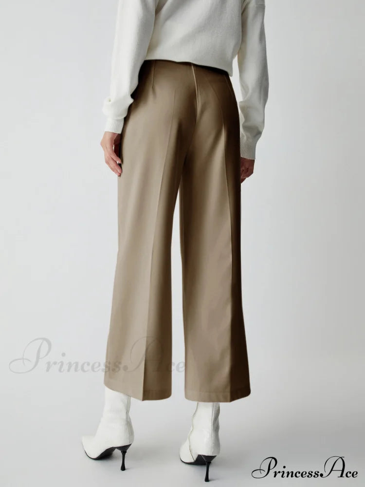 Effortless Wide Graceful Leg Culotte Pants