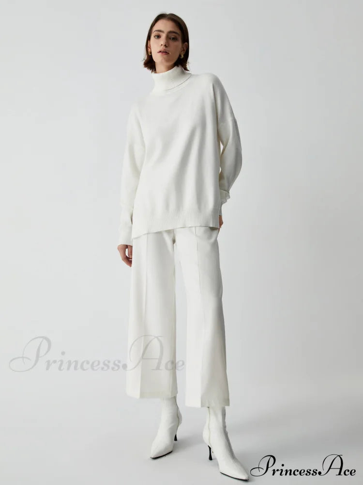 Effortless Wide Graceful Leg Culotte Pants