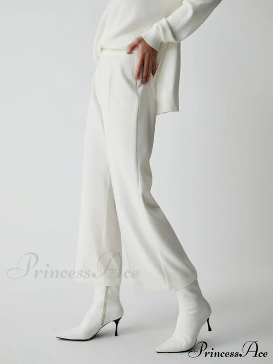 Effortless Wide Graceful Leg Culotte Pants