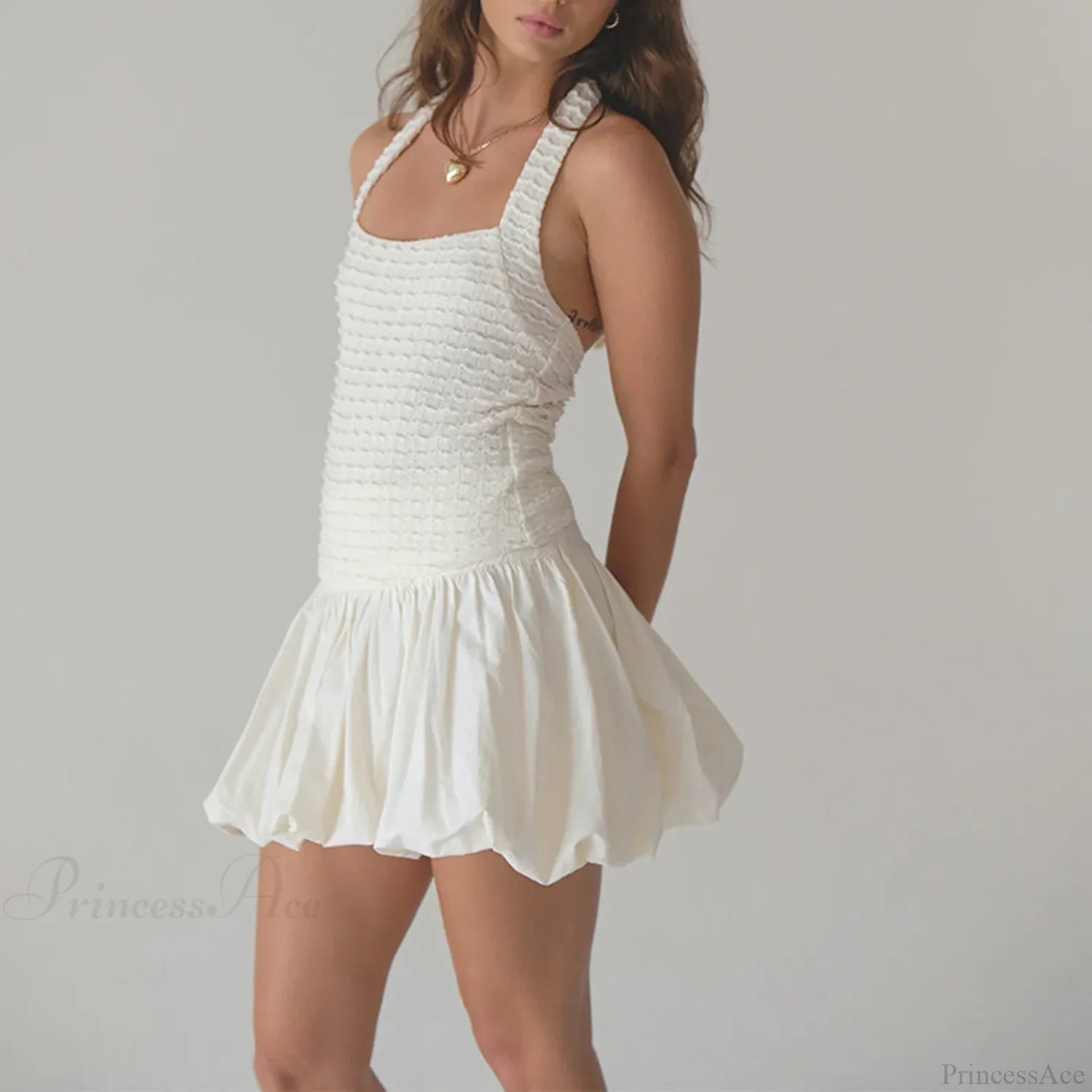 Elastic High Waist A-Line Skirt skirts-250223