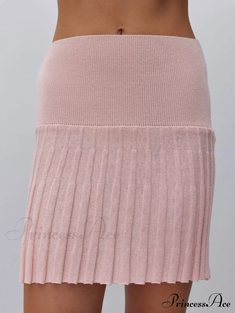 Elegant Backless Sexy Cut Out Long Sleeve Casual Christmas Sweater Pink-Skirts / S Sweaters-L