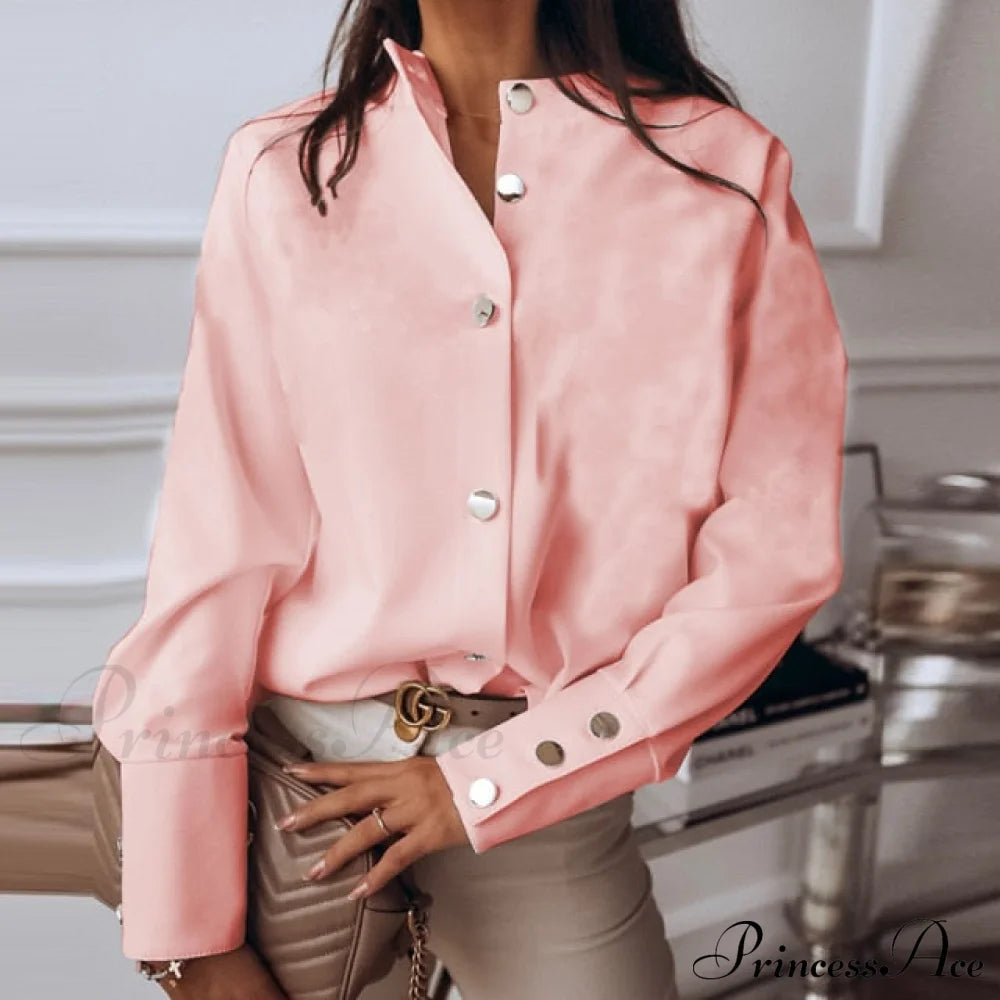 Elegant Bella Blouse Xs / Pink Tops & Blouses