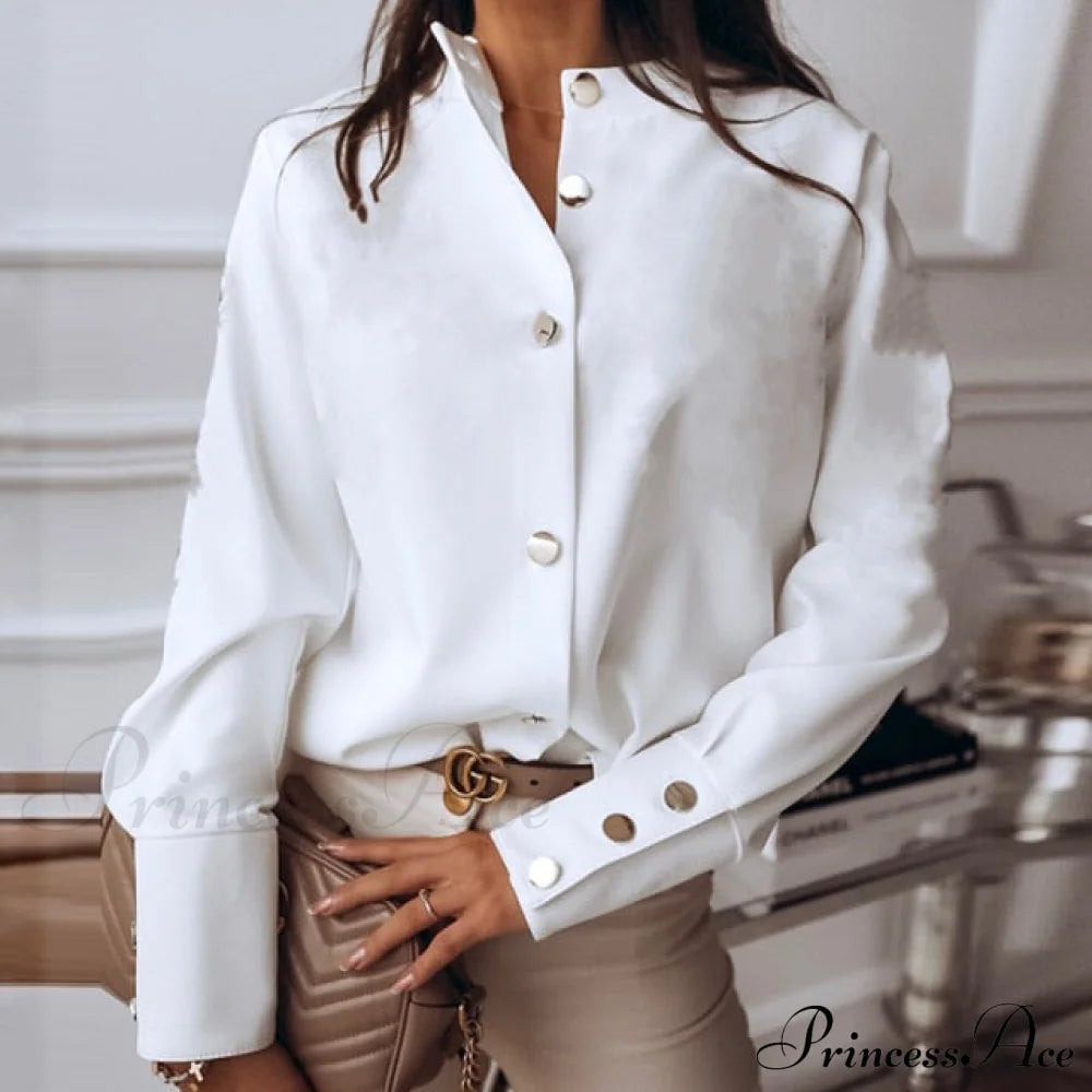 Elegant Bella Blouse Xs / White Tops & Blouses