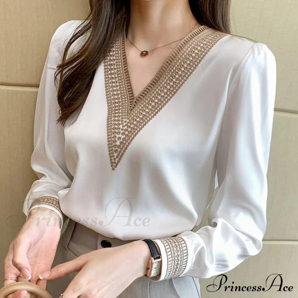 Elegant Jane Blouse Xs / White Tops & Blouses