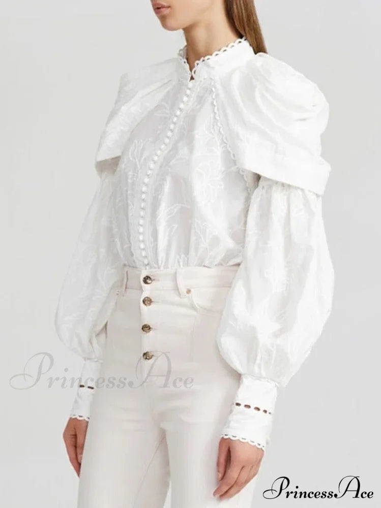 Embroidered Virginia Blouse Tops & Blouses