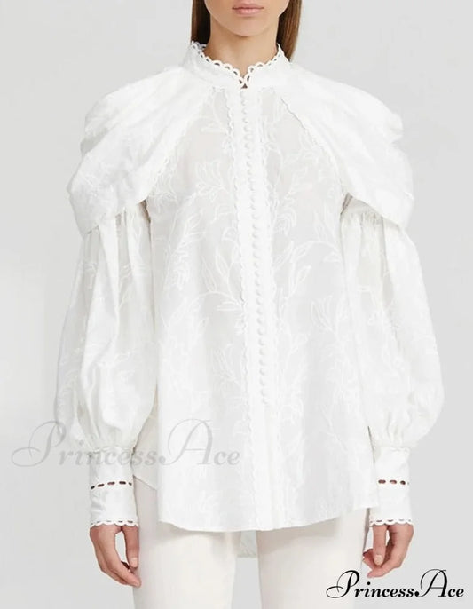 Embroidered Virginia Blouse Tops & Blouses