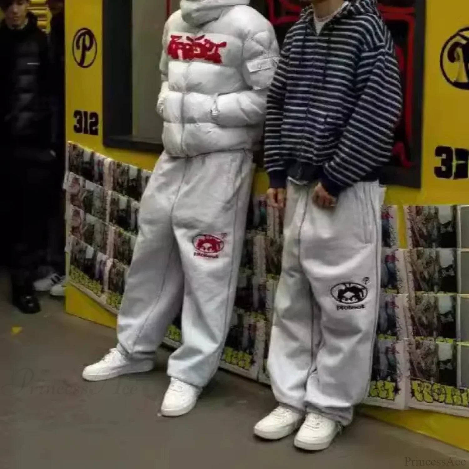 Embroidered Y2K Vintage Pants