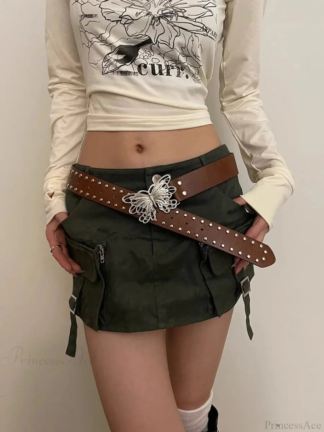 Empty Arch Gothic Punk Style Strap