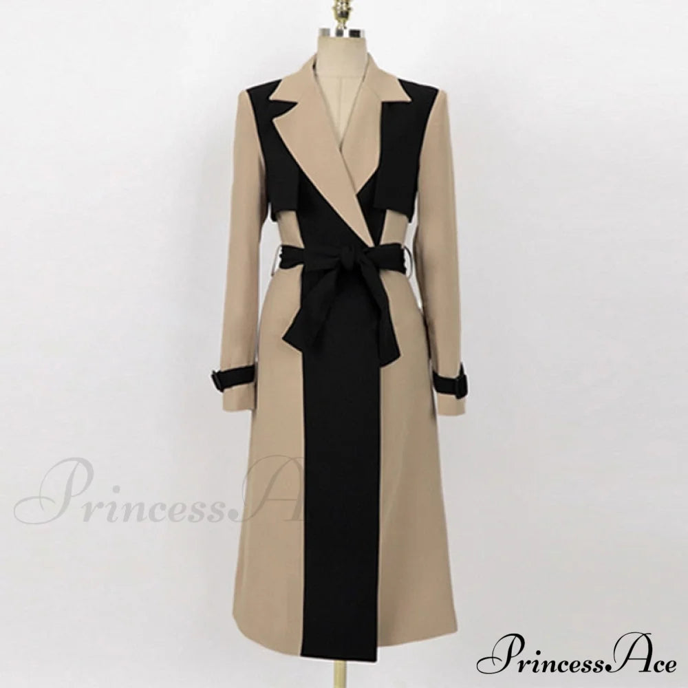 Esme Elegant Trench Coat Beige / S