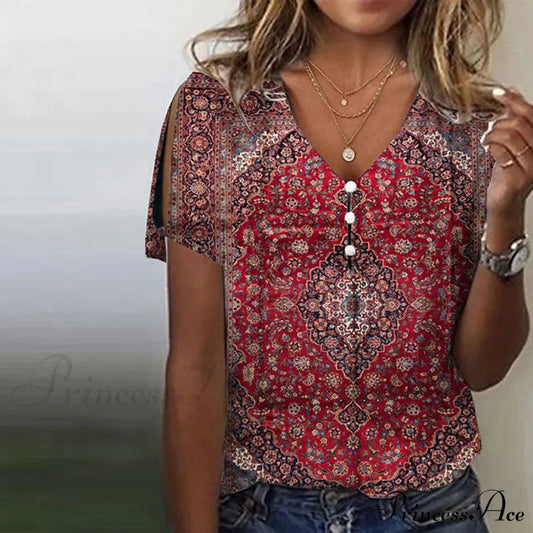 Ethnic Vintage Blouse Blouses