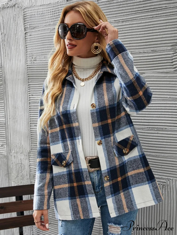 European American Cross-Border Fashionable Elegant Printed Stylish Coat Coats-L