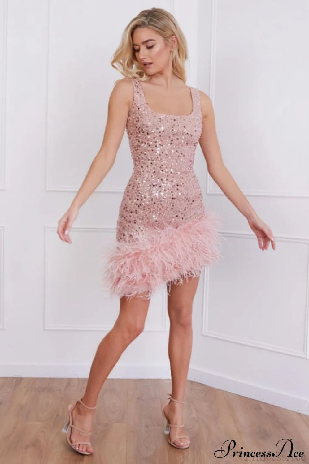 Evie Elegant Pink Dress