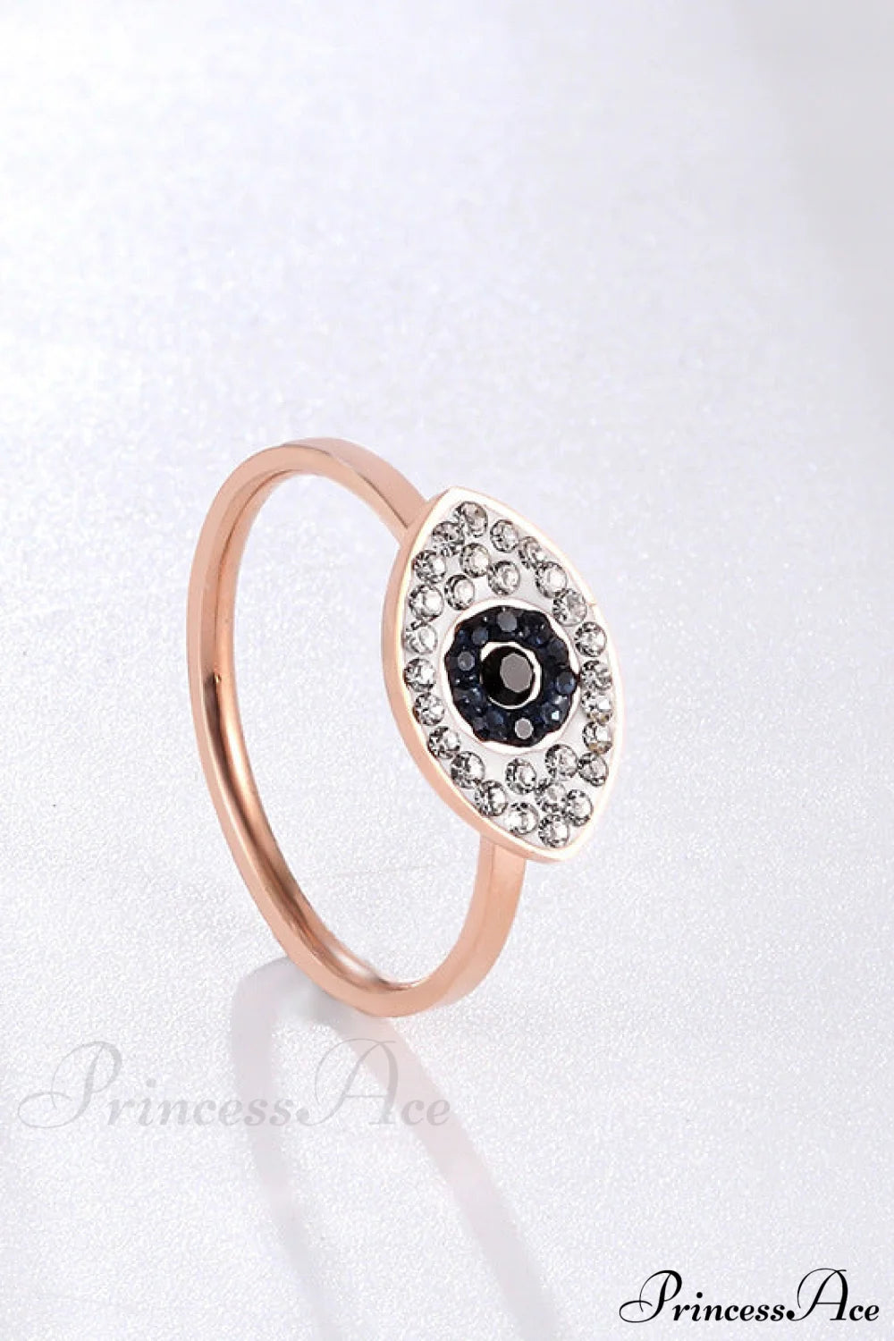 Eye Of God Rose Gold 14K Titanium Steel Rings