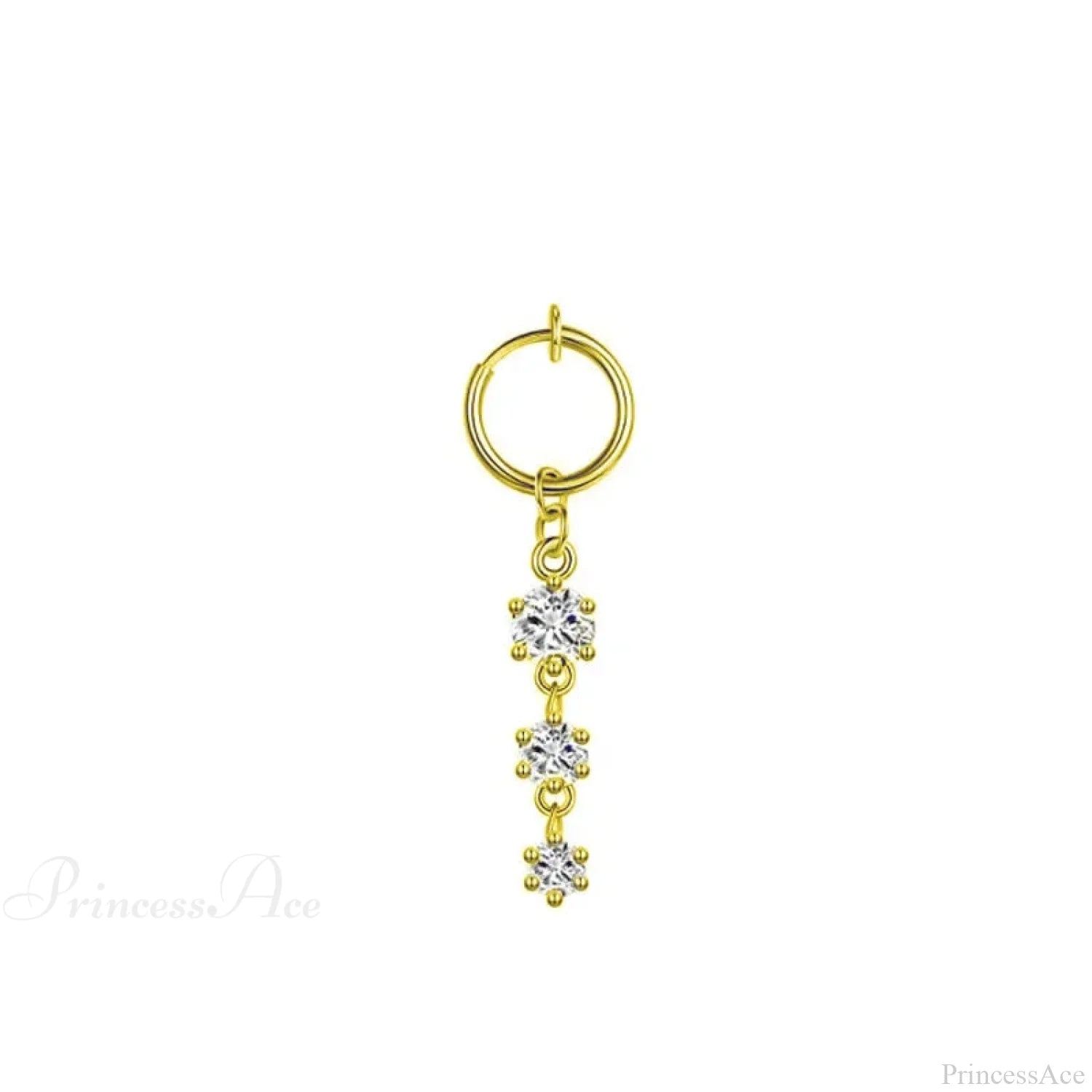 Fashion Butterfly Gothic Fake Belly Ring gold-2