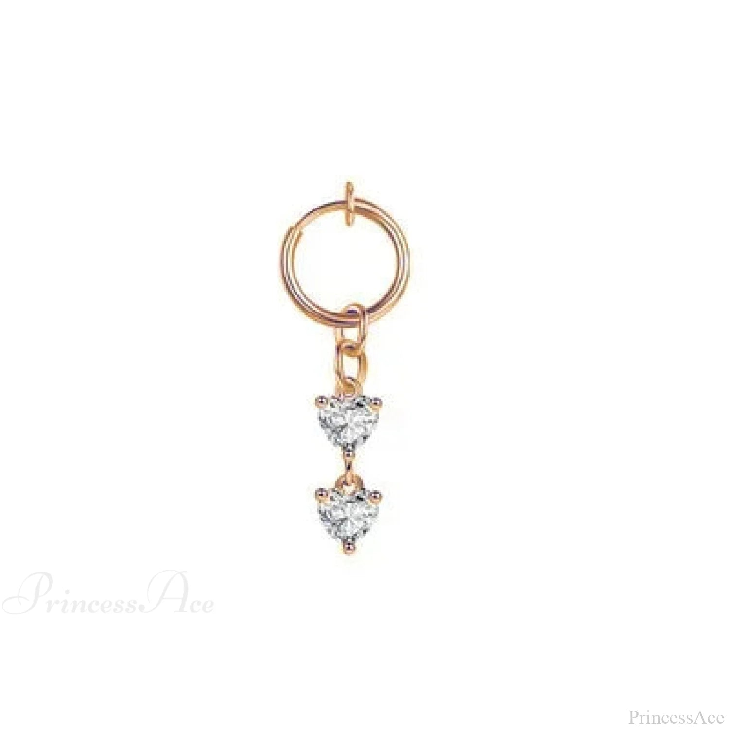 Fashion Butterfly Gothic Fake Belly Ring rose gold-3