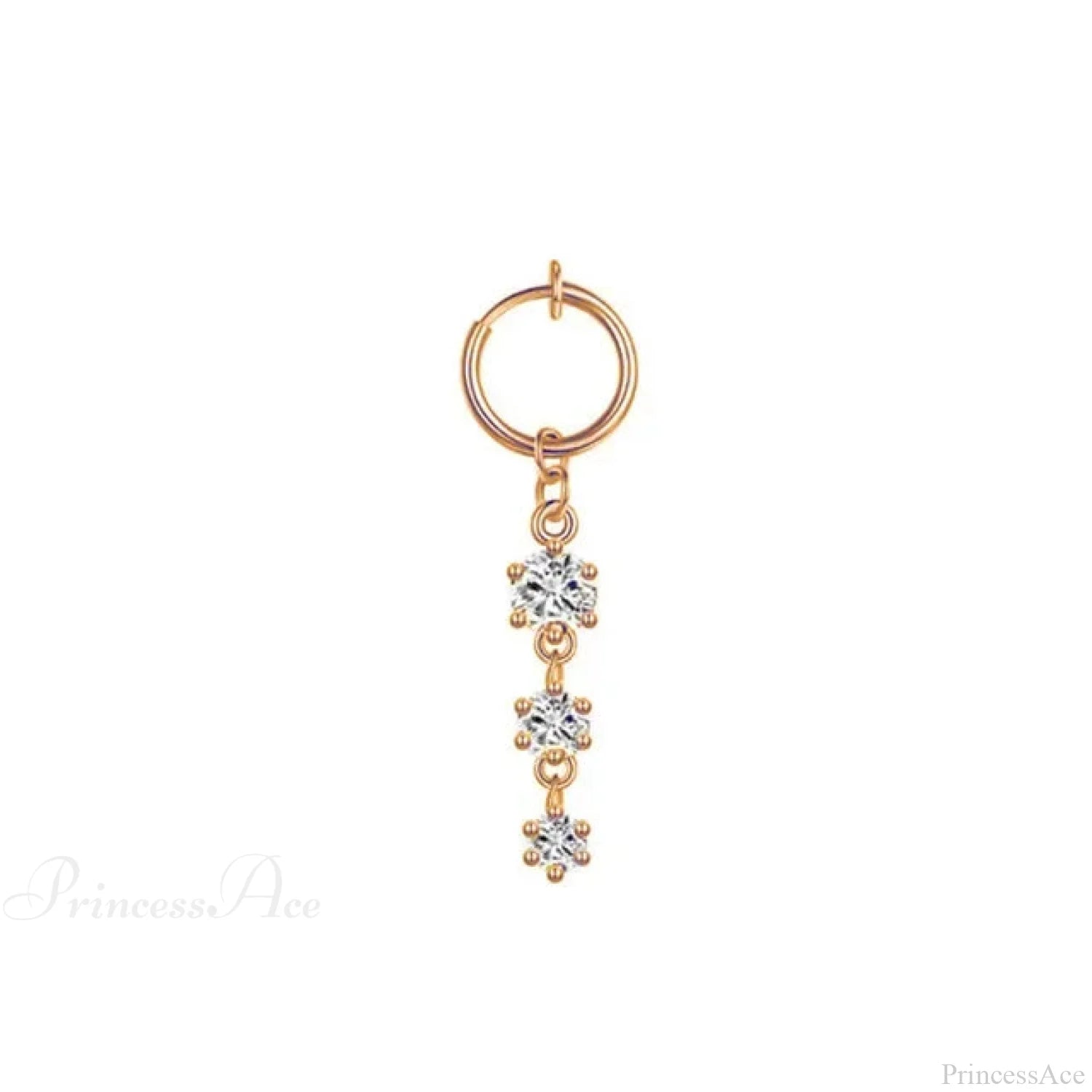 Fashion Butterfly Gothic Fake Belly Ring rose gold-9