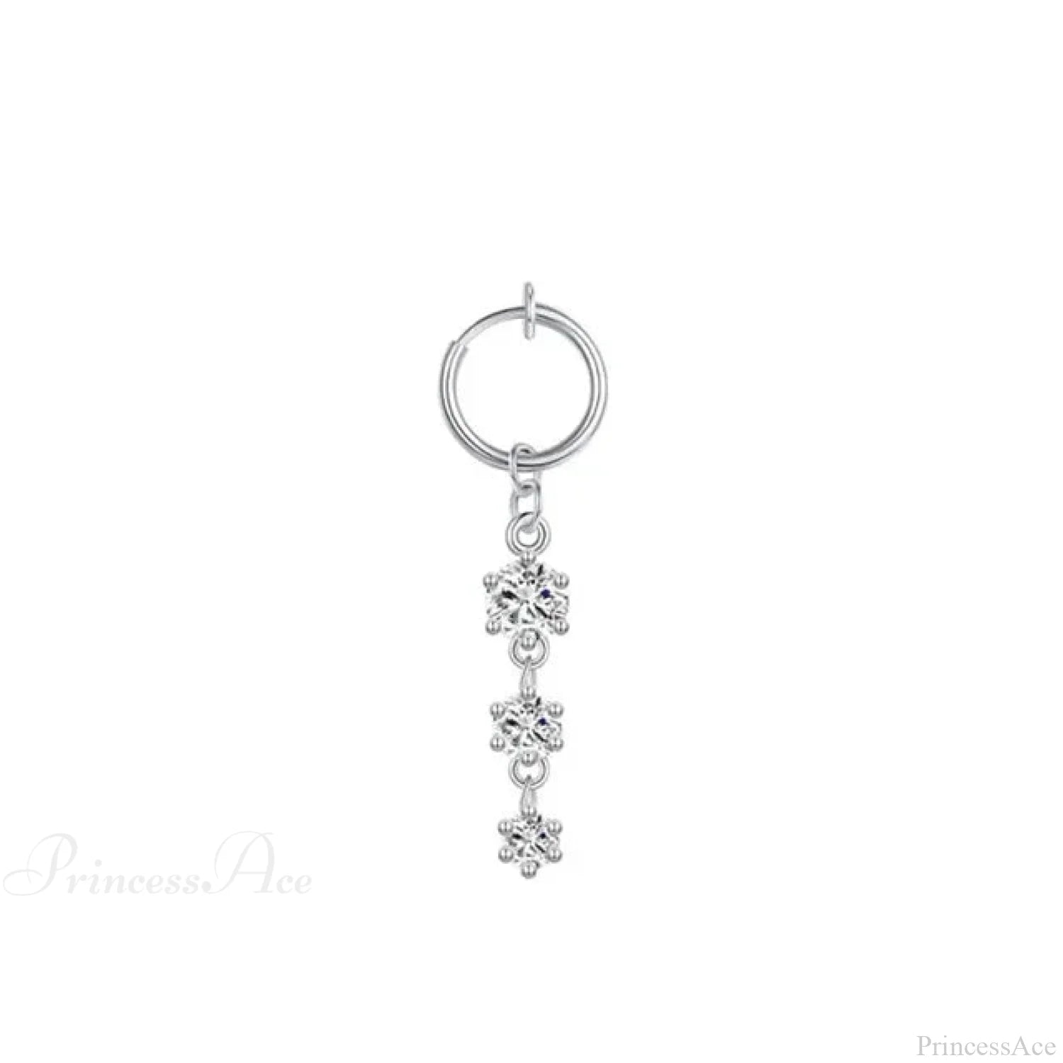 Fashion Butterfly Gothic Fake Belly Ring silver-7