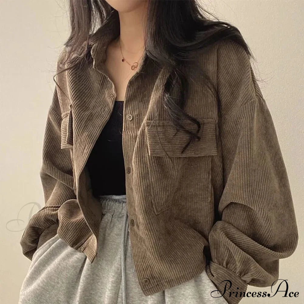 Fashion Casual Comfy Corduroy Jacket