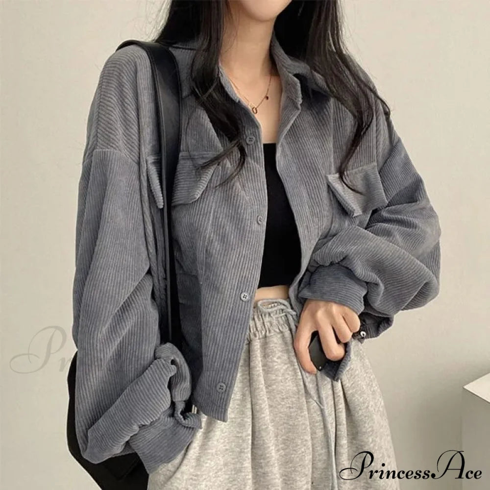 Fashion Casual Comfy Corduroy Jacket