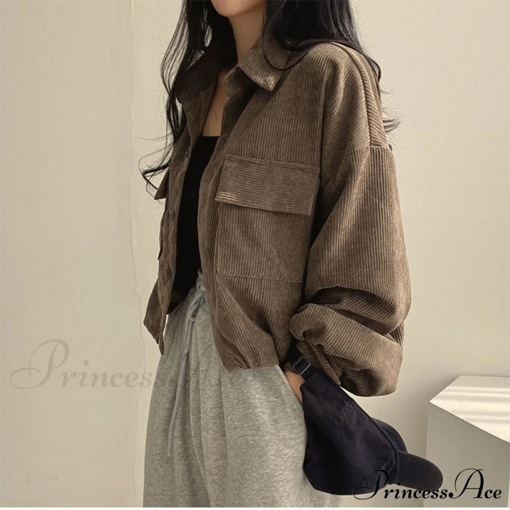 Fashion Casual Comfy Corduroy Jacket