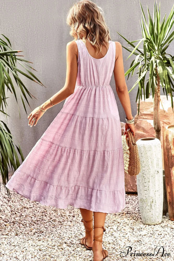 Fashion Floral Print V Modern Neck Button Mini Dress