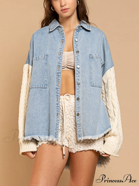 Fashion Patchwork Denim Jacket