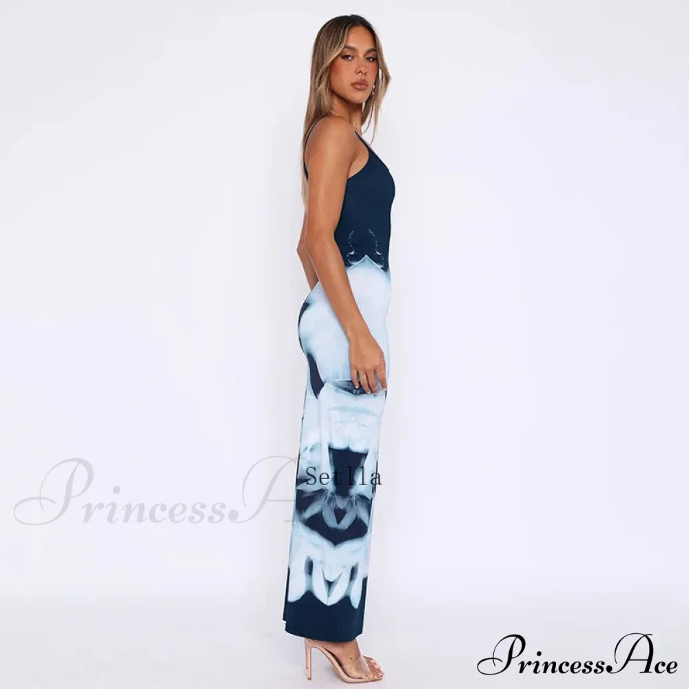 Fashion Sleeveless Slip Long Maxi Dress