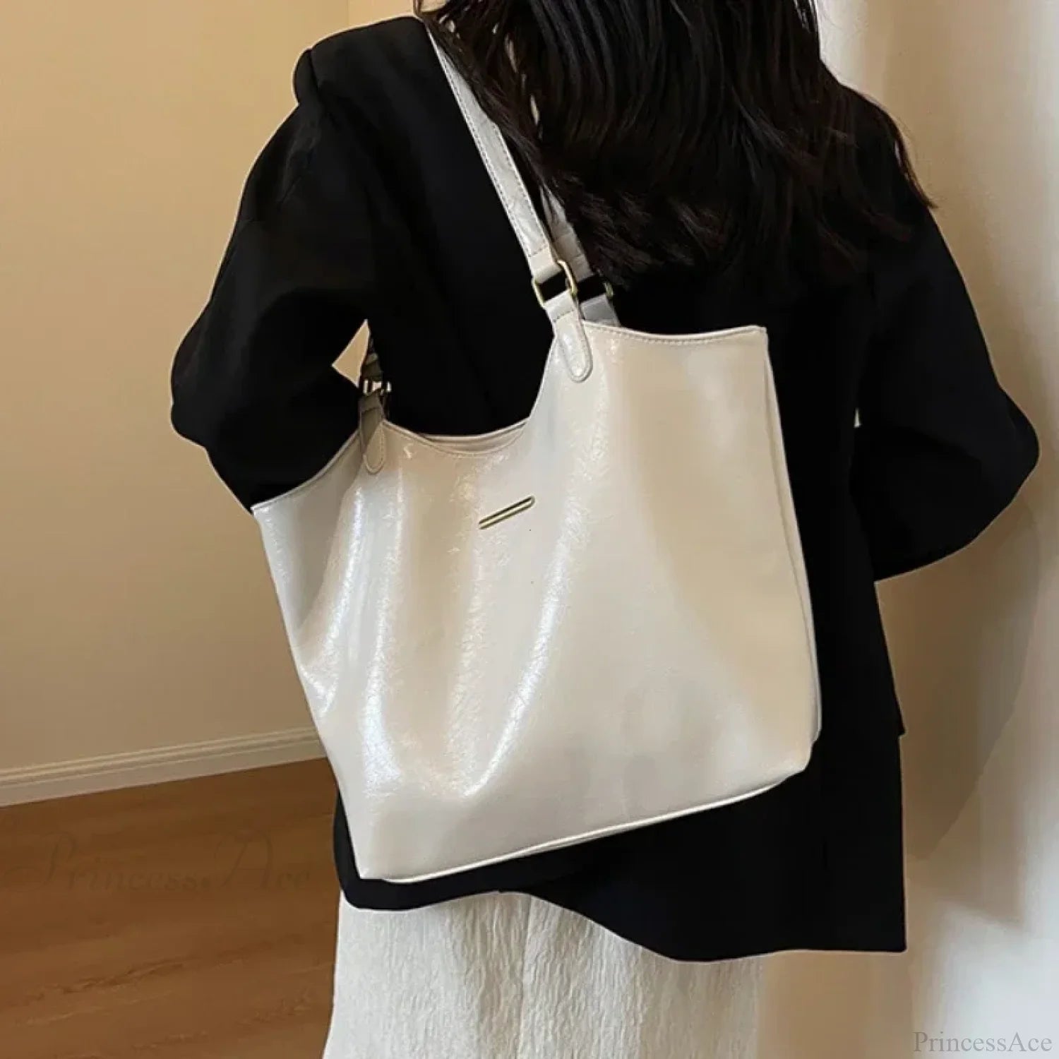 Fashion Straw Summer Beach Shoulder Bag Beige shoulder-250126