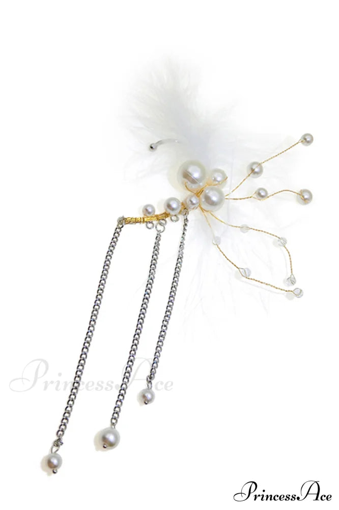 Feather Elegant Tassel Earrings