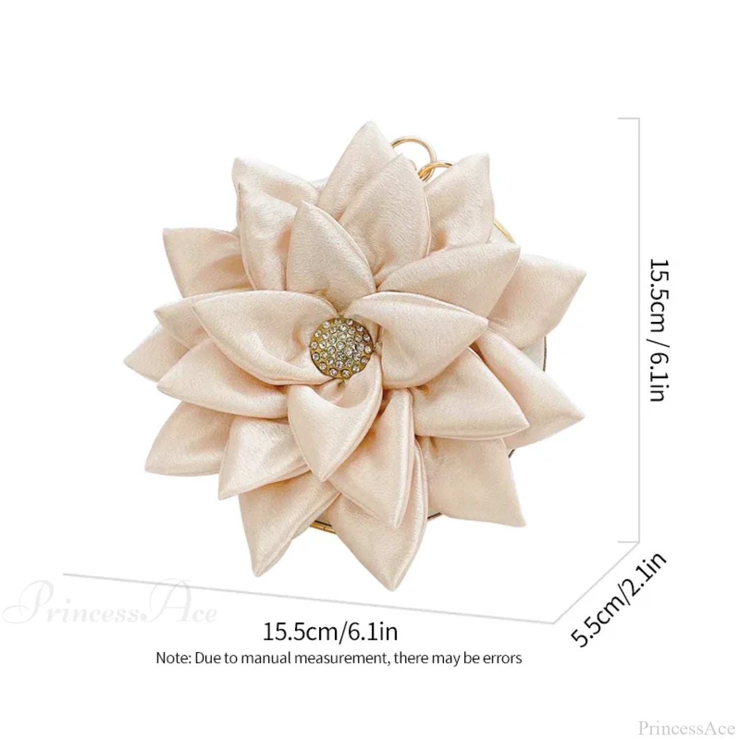 Floral Champagne Tote Wristlet Beige wristlet-250126