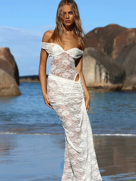 Floral Lace Skirt Suit Vacation Dress vacationdress-250223