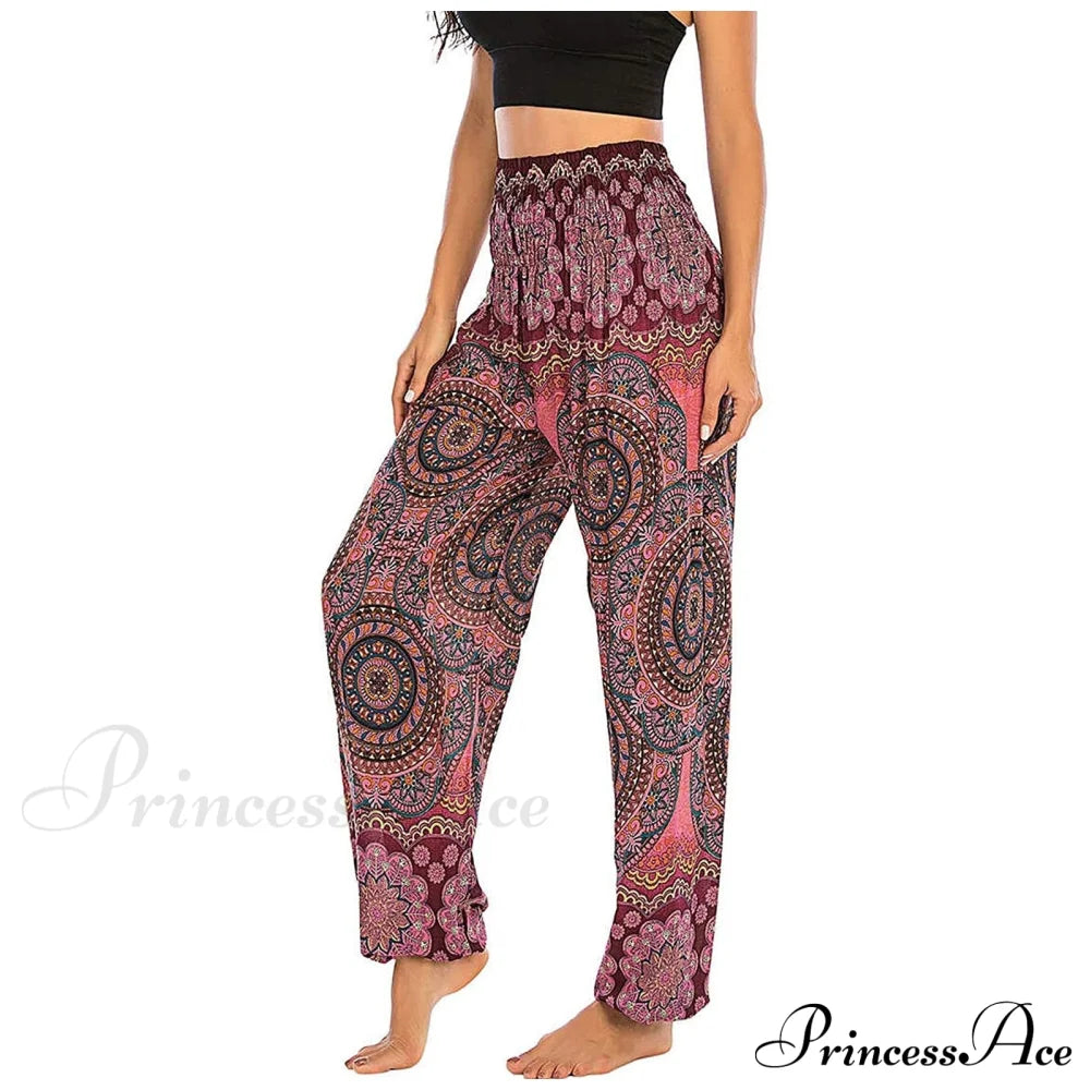 Floral Print Long Pants