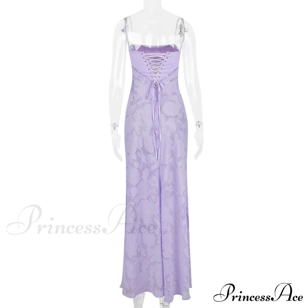 Floral Print Stylish Sheer Maxi Dress