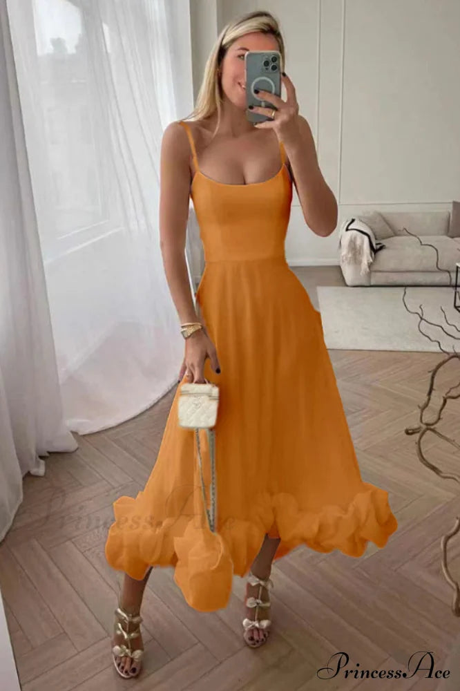 Flounce Bustier Midi Dress | Dress In Beauty