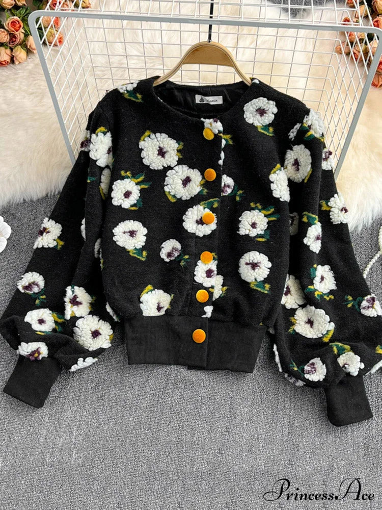 Flower Charming Layer Necklace Coats-L