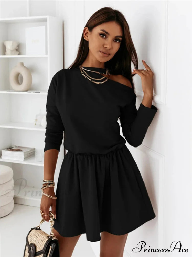 For Off Shoulder Solid Arm Gown Long Color Women Coats-L