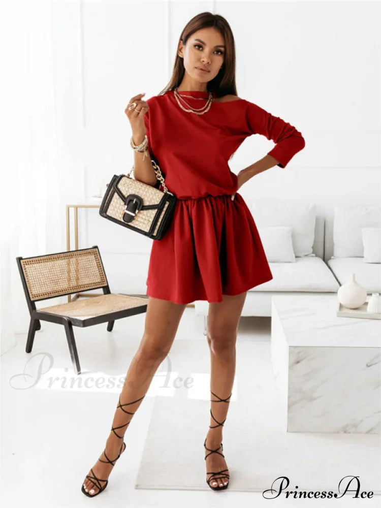 For Off Shoulder Solid Arm Gown Long Color Women Coats-L