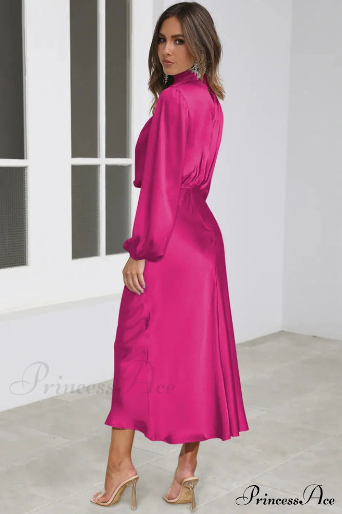 From The Source Charming High Neck Bridal Dress