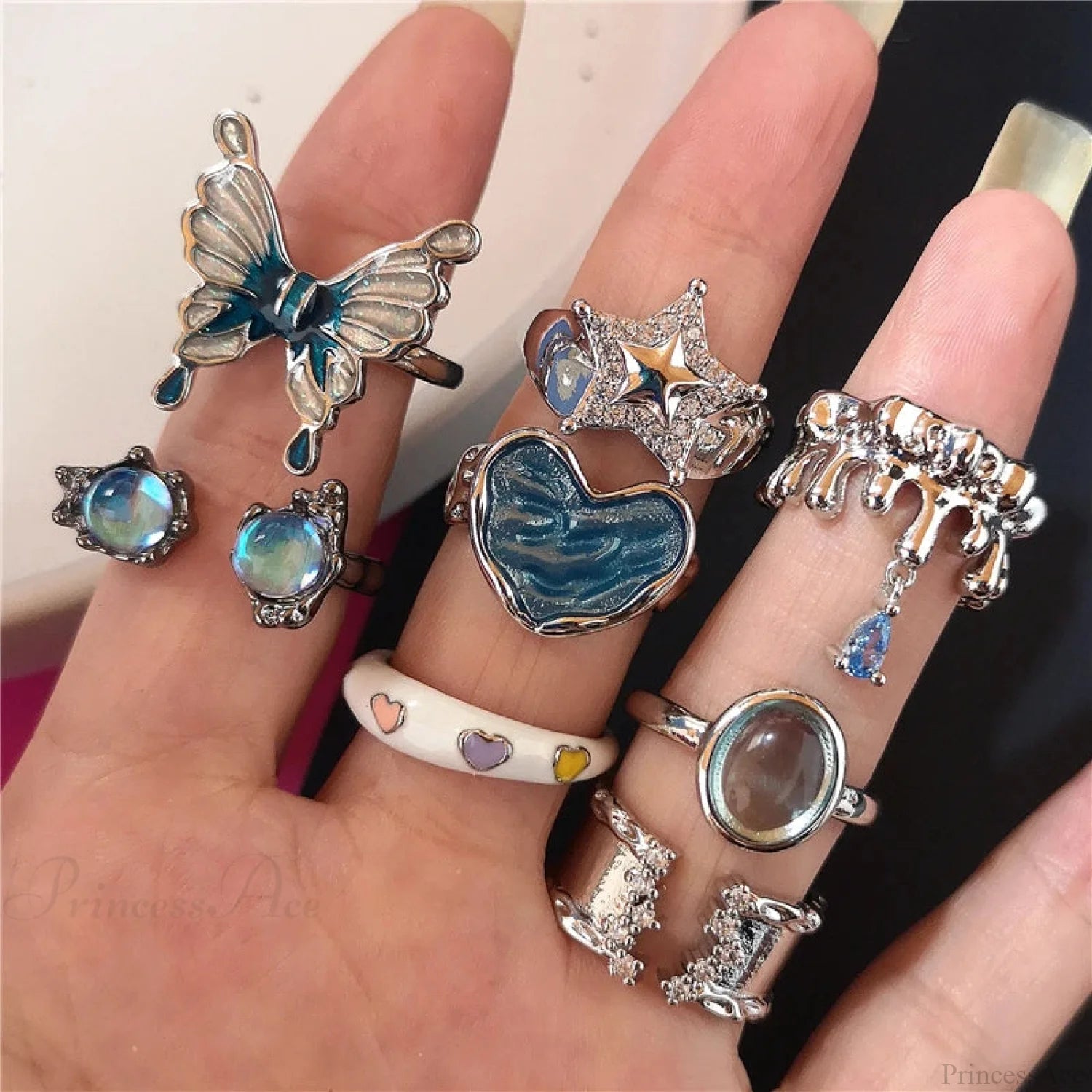 Genderless Bug Overstatement Cicada Dark Ring