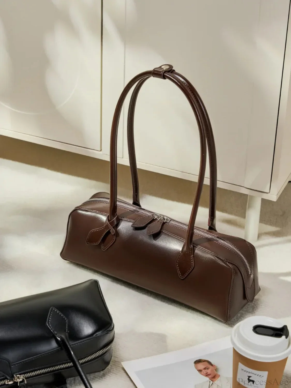 Genuine Leather Women’s Shoulder Wristlet wristlet-250126