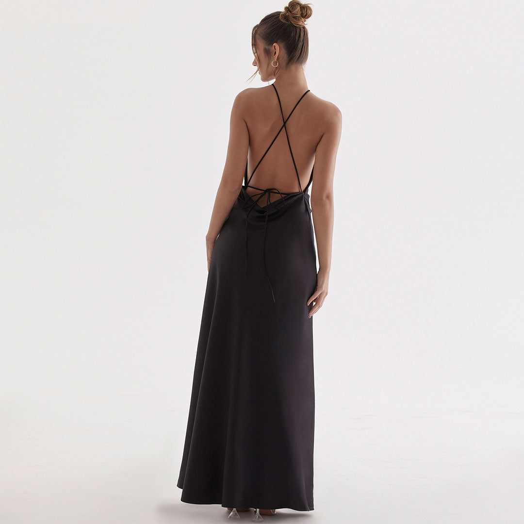 High Split Graceful Maxi Dress