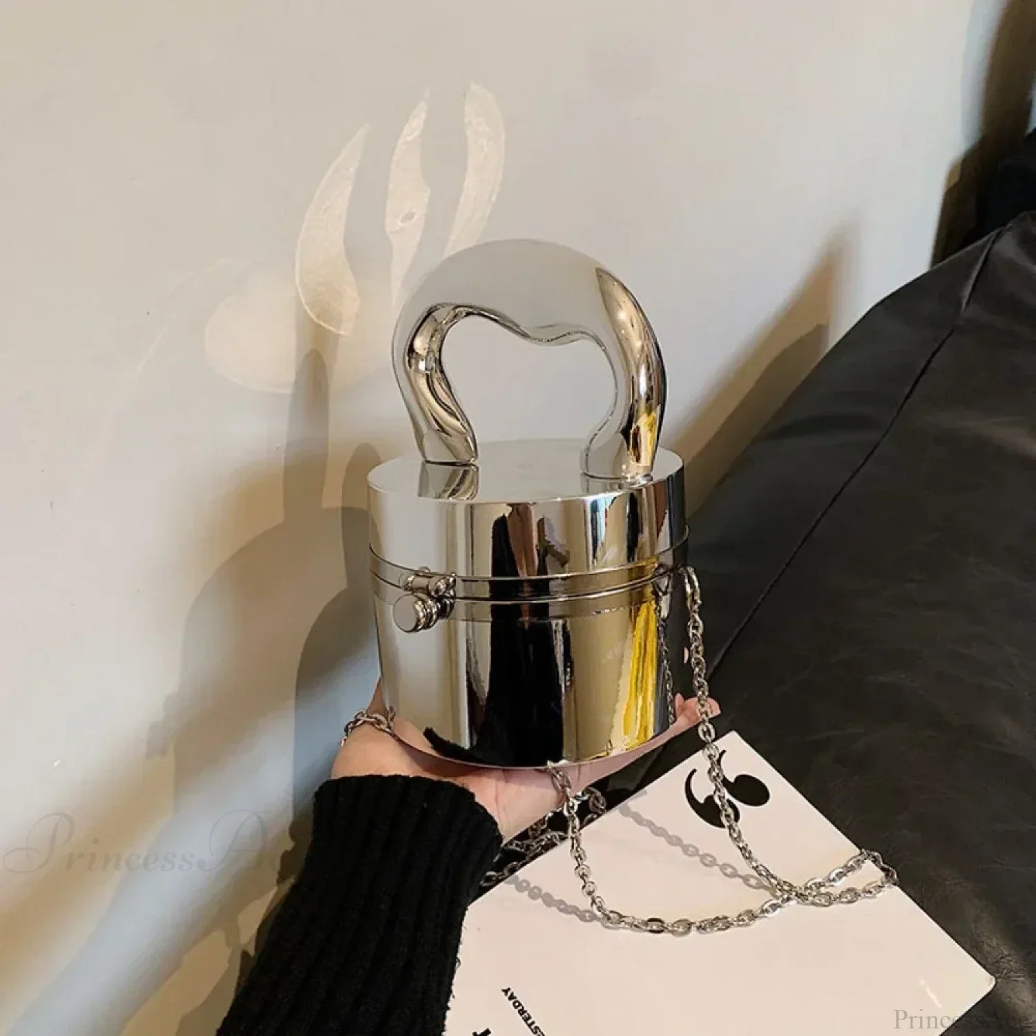 Gold Box Shiny Clutch Evening Party Handbag handbag-250126