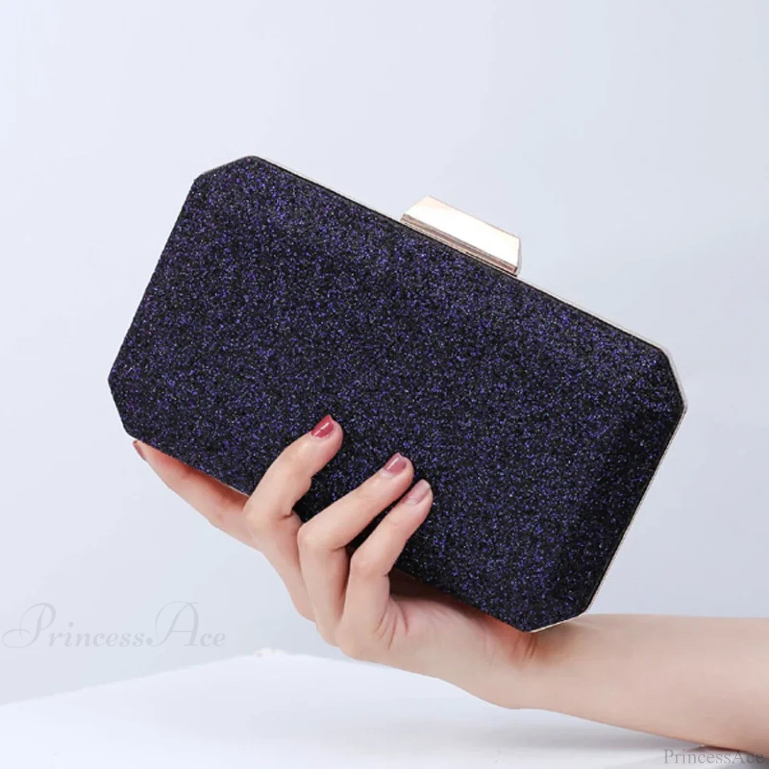 Golden Yellow Luxury PU Clutch Wristlet wristlet-250126